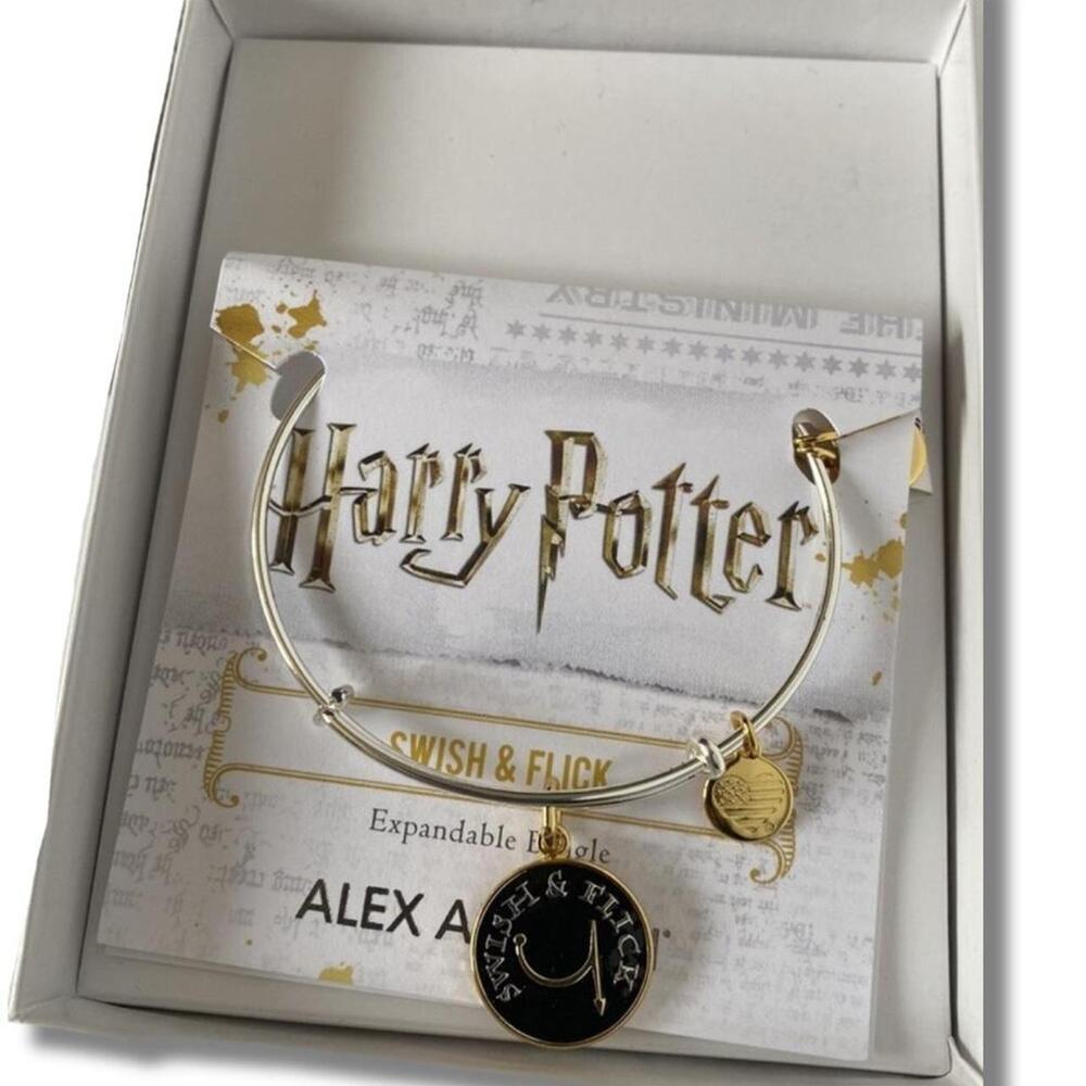 Alex and Ani Harry Potter Swish & Flick Charm Bangle Bracelet New w/ Tag & Box